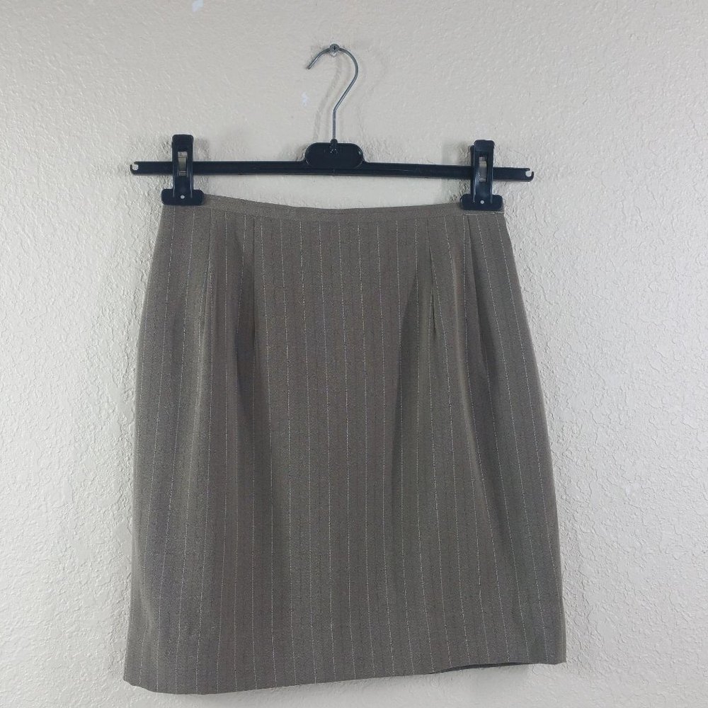 Harve Benard Women Pencil Skirt Brown Size 4